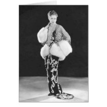 Esther Ralston silent movie star greeting card