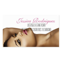 Esthetician Beauty Skin Care Business card