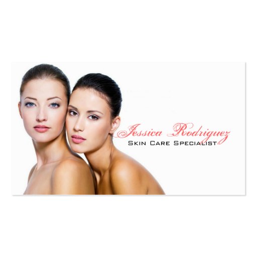Esthetician Beauty Skincare business cards