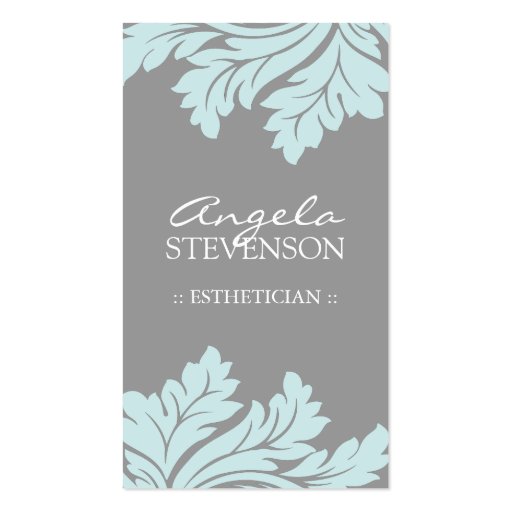 ESTHETICIAN BUSINESS CARD (front side)
