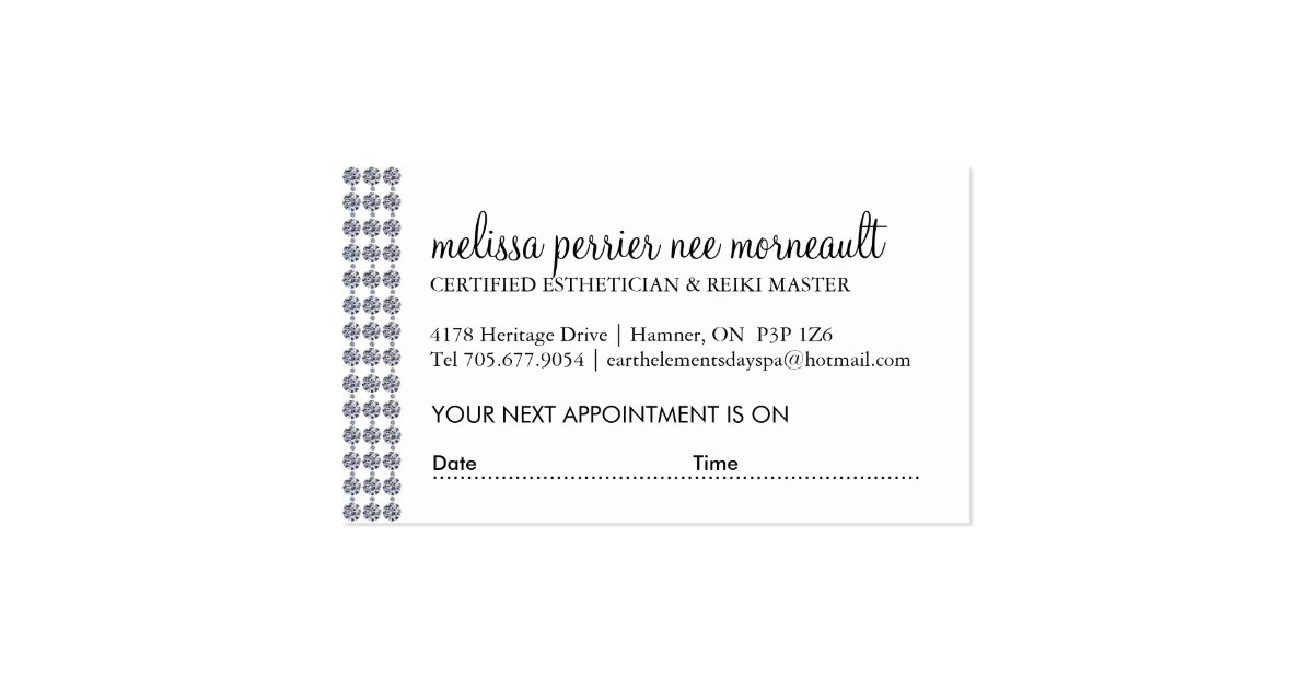 Esthetician Business Card Zazzle