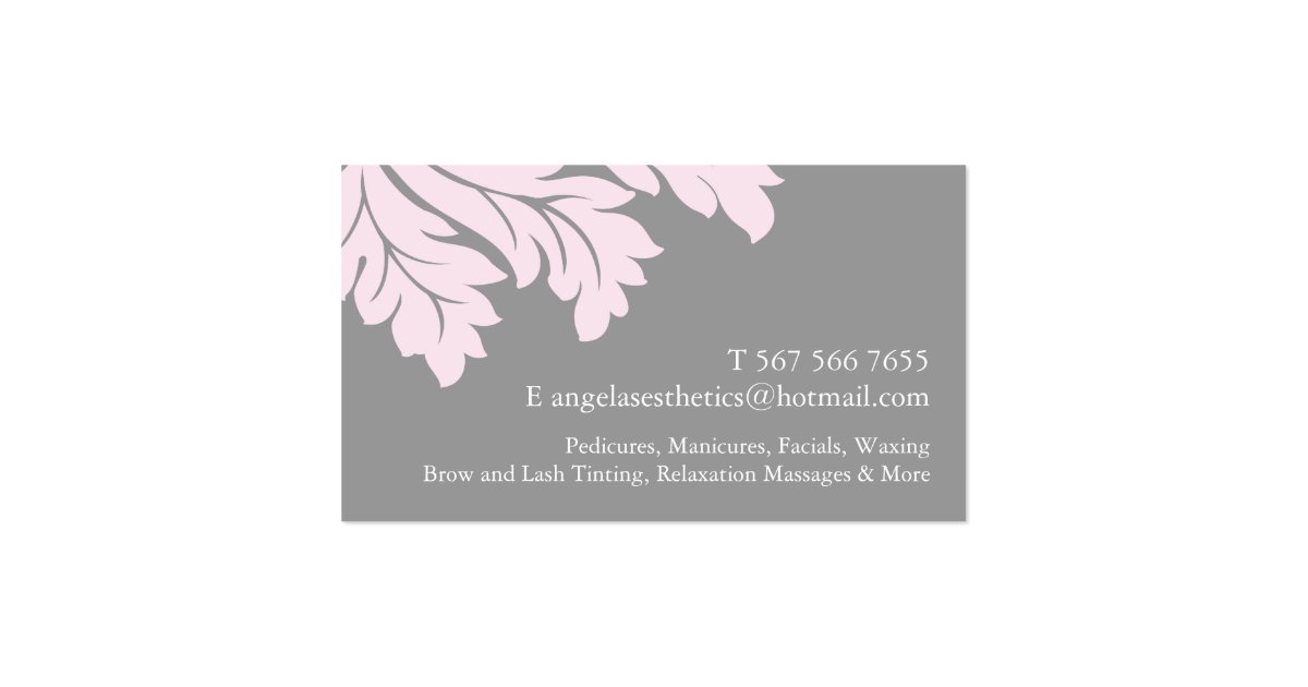 Esthetician Business Card 