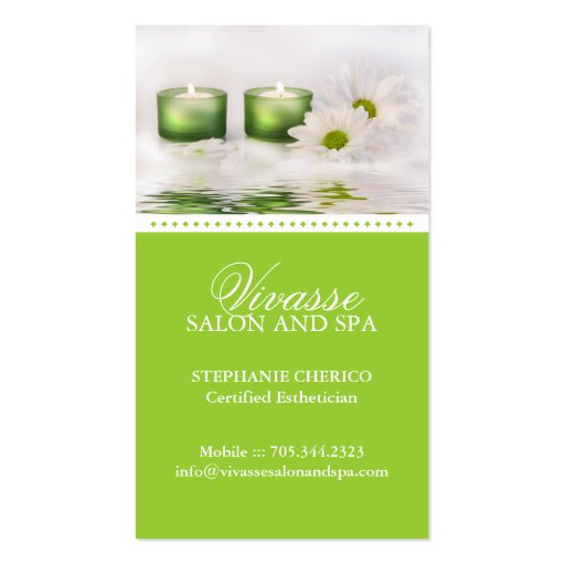 Esthetician Business Card Zazzle