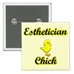 Esthetician Chick Buttons