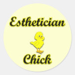 Esthetician Chick Stickers