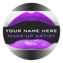 Esthetician Labels Round Stickers