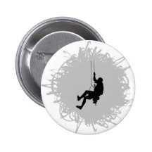 Estilo del garabato de la escalada pins