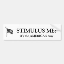 ¡ESTÍMULO YO! Es la manera AMERICANA Etiqueta De Parachoque