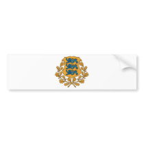 Estonia coat of arms bumper stickers