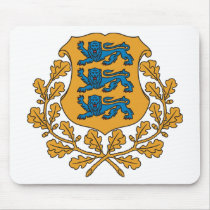 Estonia coat of arms mousepads