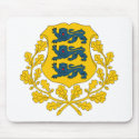 Estonia Coat of Arms Mousepad