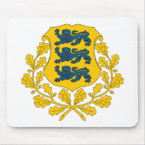 Estonia Coat of Arms Mousepad