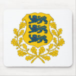 Estonia Coat of Arms Mousepad