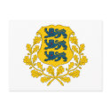 Estonia Coat of Arms Postcard