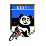 This cute cycling panda stands in front of an Estonian flag with his bike. This original design makes a perfect gift for bicycling fanatics in Estonia. Great for everyone who loves cute pandas and biking.
