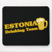Estonia Drinking Team Mouse Pads