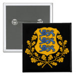 estonia emblem pinback buttons