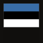 Estonia Flag Map Spaghetti Top
