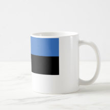 Estonia Flag Coffee Mugs