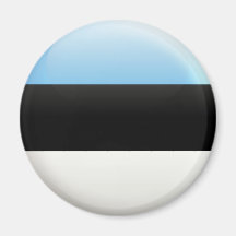 Estonia Flag Fridge Magnet