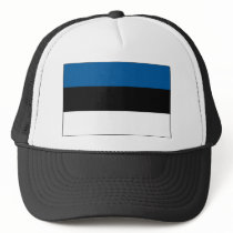 Estonia Flag (light) Hat by FlagTshirts Estonia Flag (light) Hat
