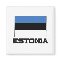 Estonia Flag magnets by tshirtshirts Estonia Flag magnets