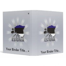 Estonia Flag Map 2.0 Binder