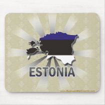 Estonia Flag Map 2.0 Mousepads