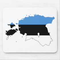 Estonia Flag map EE Mousemat