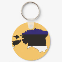 Estonia flag map keychains by FlagStore Estonia flag map keychains