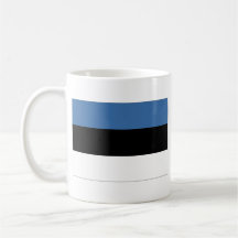Estonia Flag ~ Map Mug