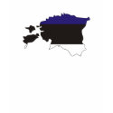 Estonia flag map t-shirts