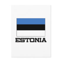 Estonia Flag postcards by tshirtshirts Estonia Flag postcards