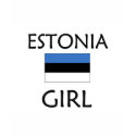 ESTONIA GIRL t-shirts by flagshirt ESTONIA GIRL t-shirts