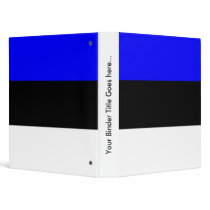 Estonia High quality Flag Vinyl Binder