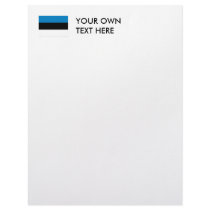 Estonia letterhead by flagshirts Estonia letterhead
