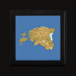 Estonia Map Gift Box gift boxes