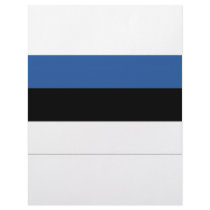 Estonia National Flag Letterhead Design