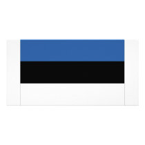 Estonia National Flag photo cards by All_Flags Estonia National Flag photo cards