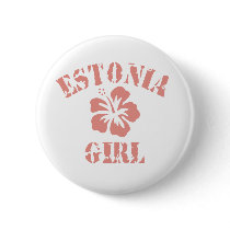 Estonia Pink Girl buttons by repofcountries Estonia Pink Girl buttons