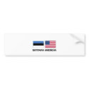 Estonian American bumper stickers by flagshirt Estonian American bumper stickers