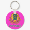 Estonian Emblem keychains