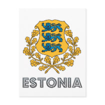 Estonian Emblem postcards by FlagStore Estonian Emblem postcards