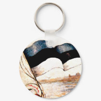 Estonian Flag Keychain by Vintage_Estonia Estonian Flag Keychain