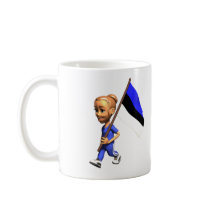 Estonian Girl mugs by worldtees Estonian Girl mugs
