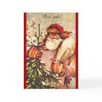 Estonian Santa Claus Christmas Card by Vintage_Estonia Estonian Santa Claus Christmas Card