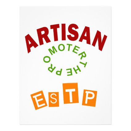 ESTP the Artisan personality type Personalized Letterhead