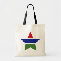 Estrella de Gambia Bolsa Lienzo