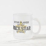 Estrella del rock del Sitar por noche Tazas De Café