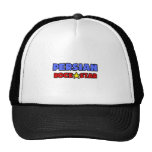 Estrella del rock persa gorras de camionero